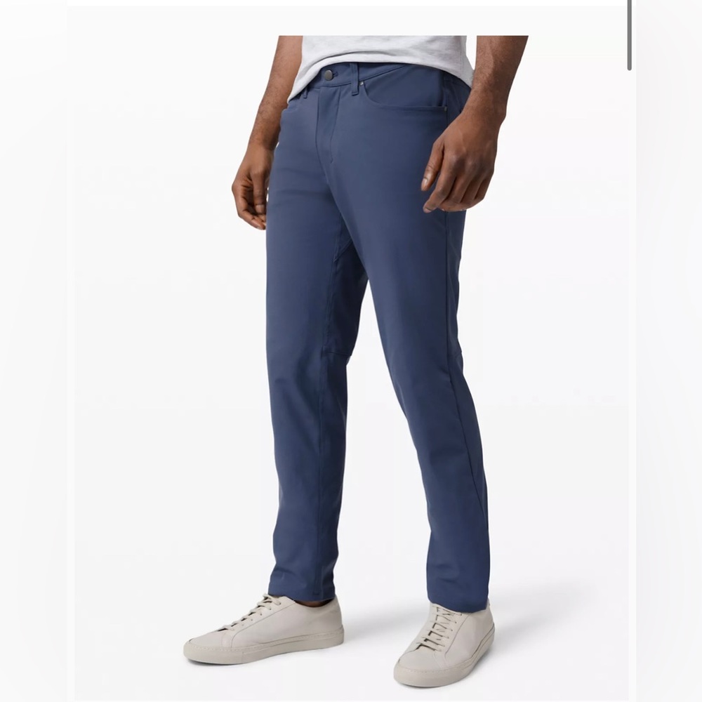 Lululemon ABC Pants 28x30 Warpstream Classic Fit Navy Blue